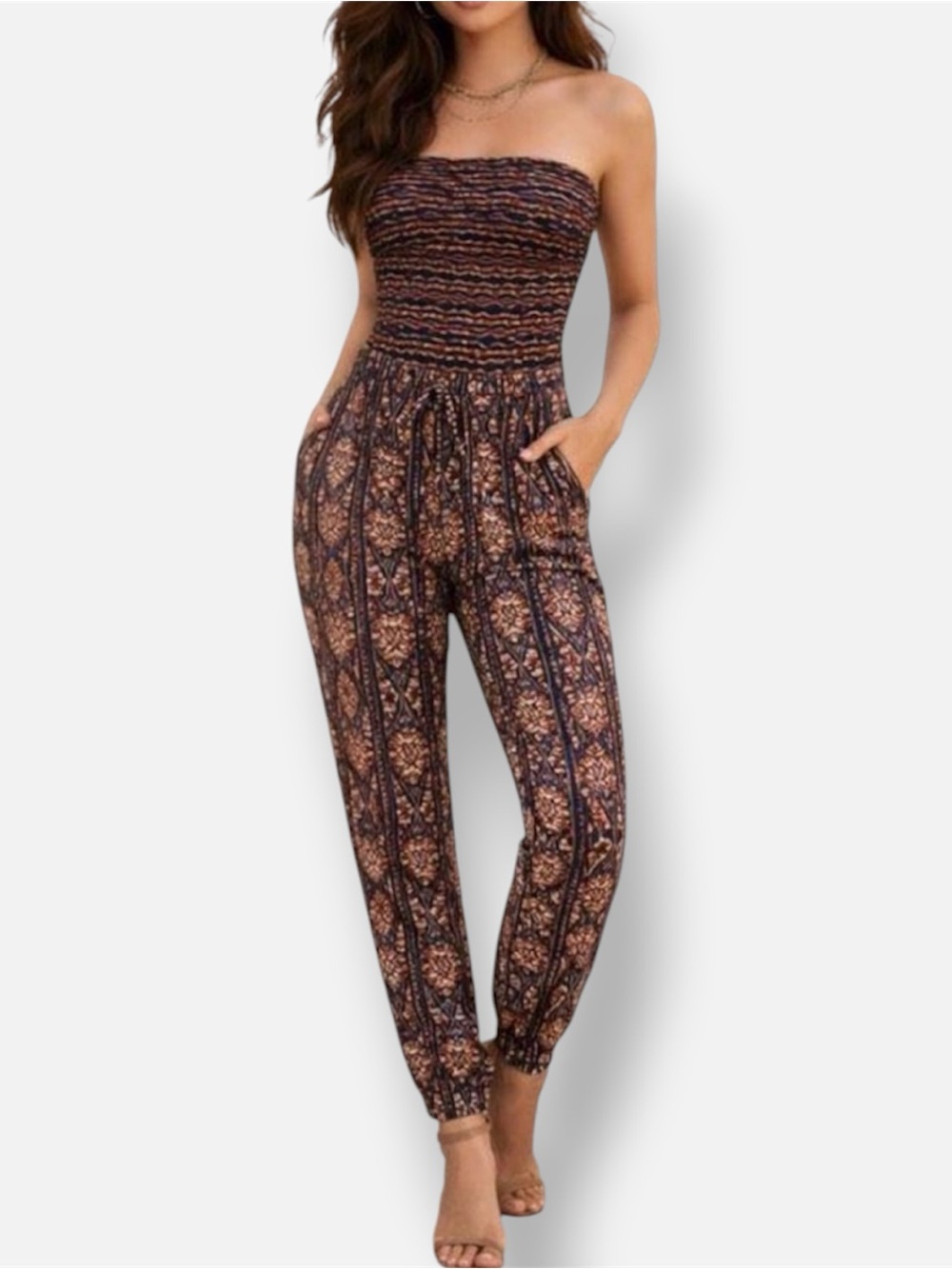 Cabi Mosaic Print Romper